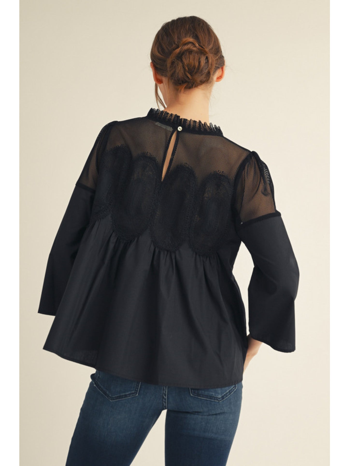amelia lace blouse