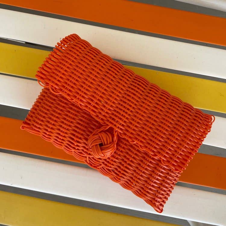 clutch sunset orange