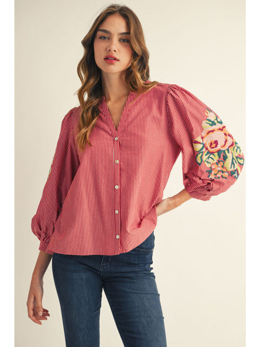 rosie embroidered top