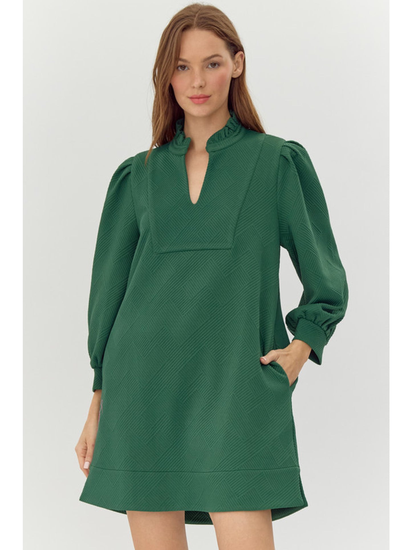 olivia textured dress