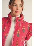becca floral vest
