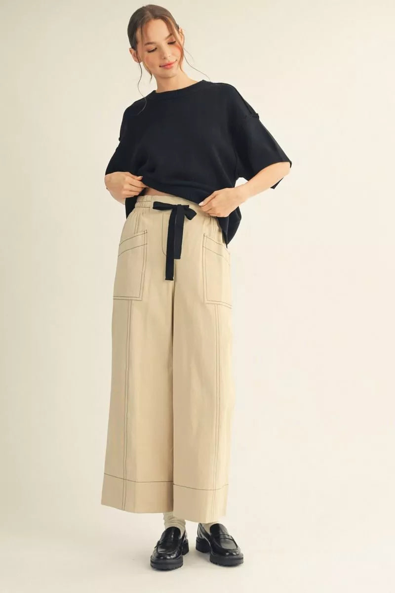 knox drop shoulder sweater