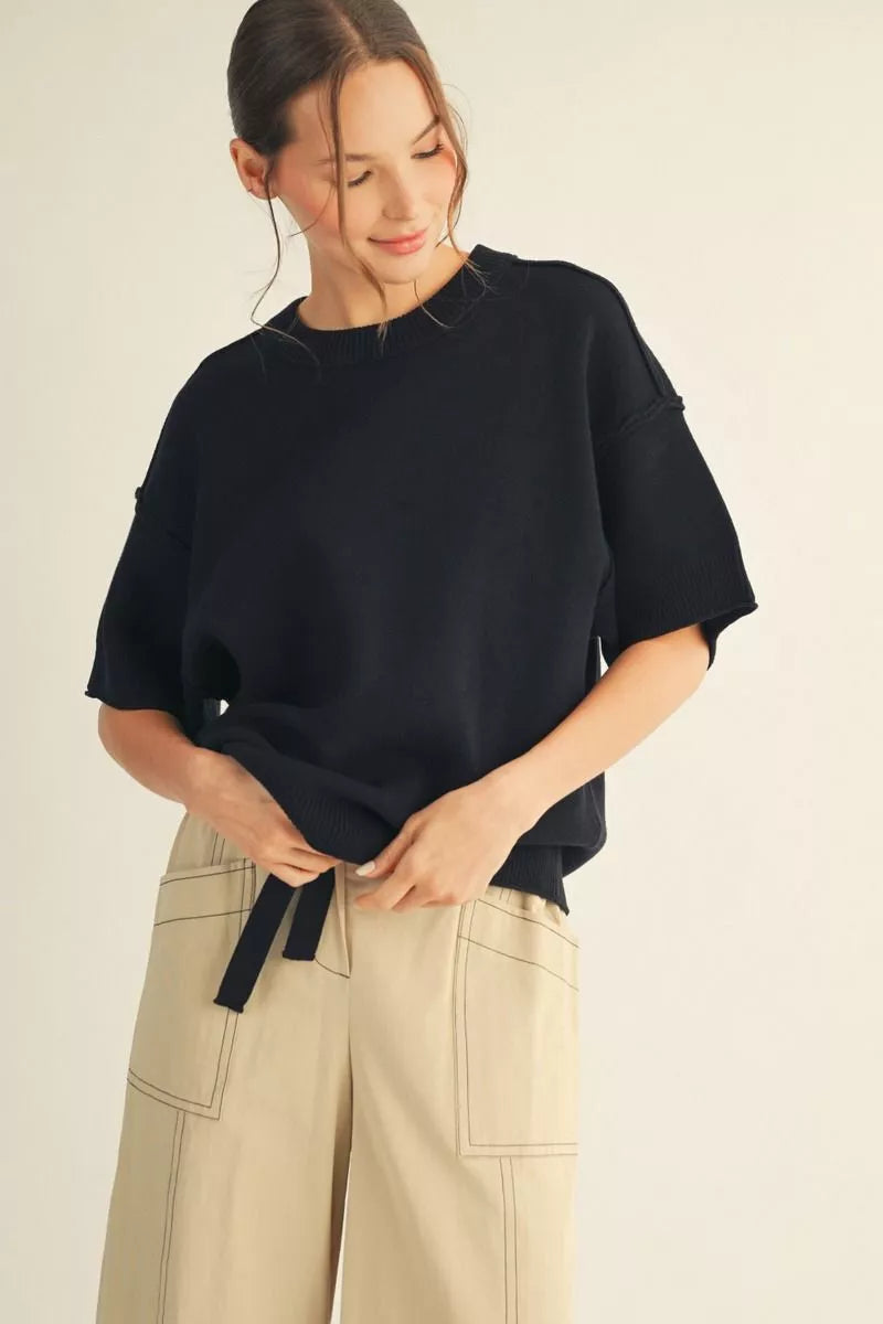 knox drop shoulder sweater
