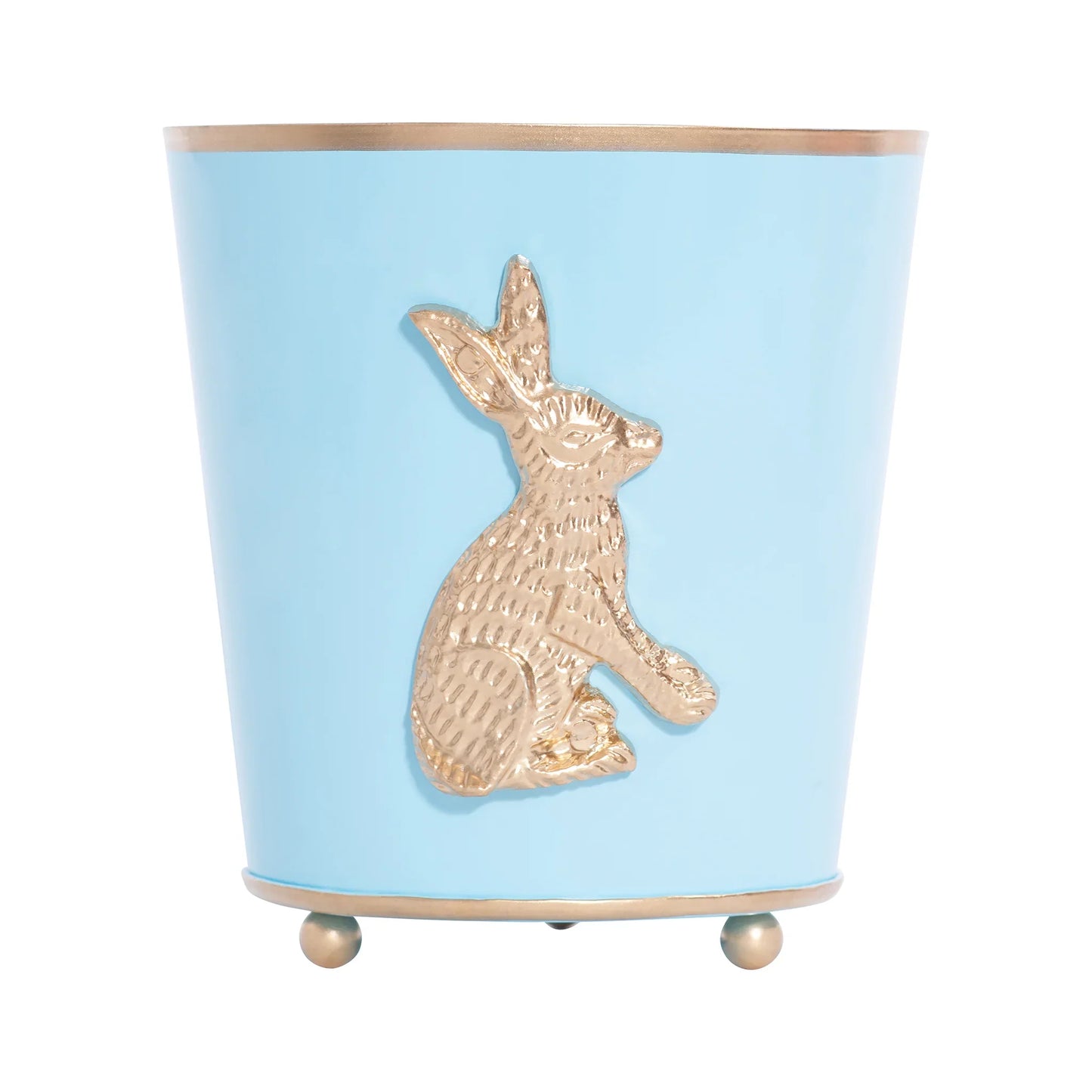 regency rabbit round cachepot planter