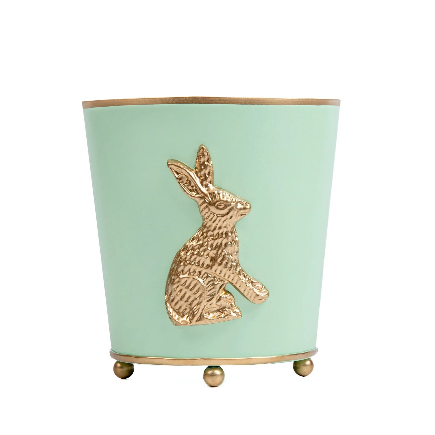 regency rabbit round cachepot planter