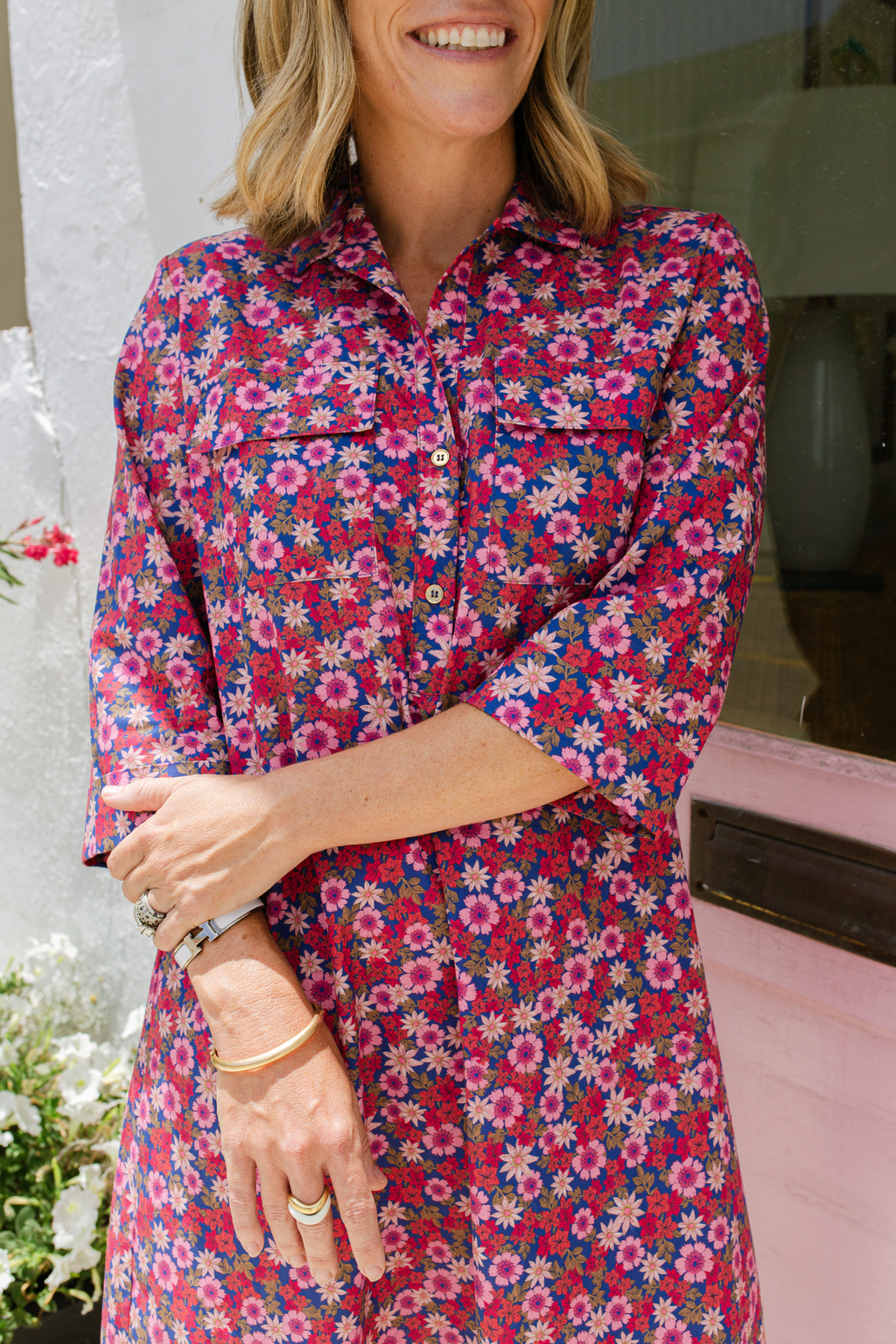 samantha dress berry blooms