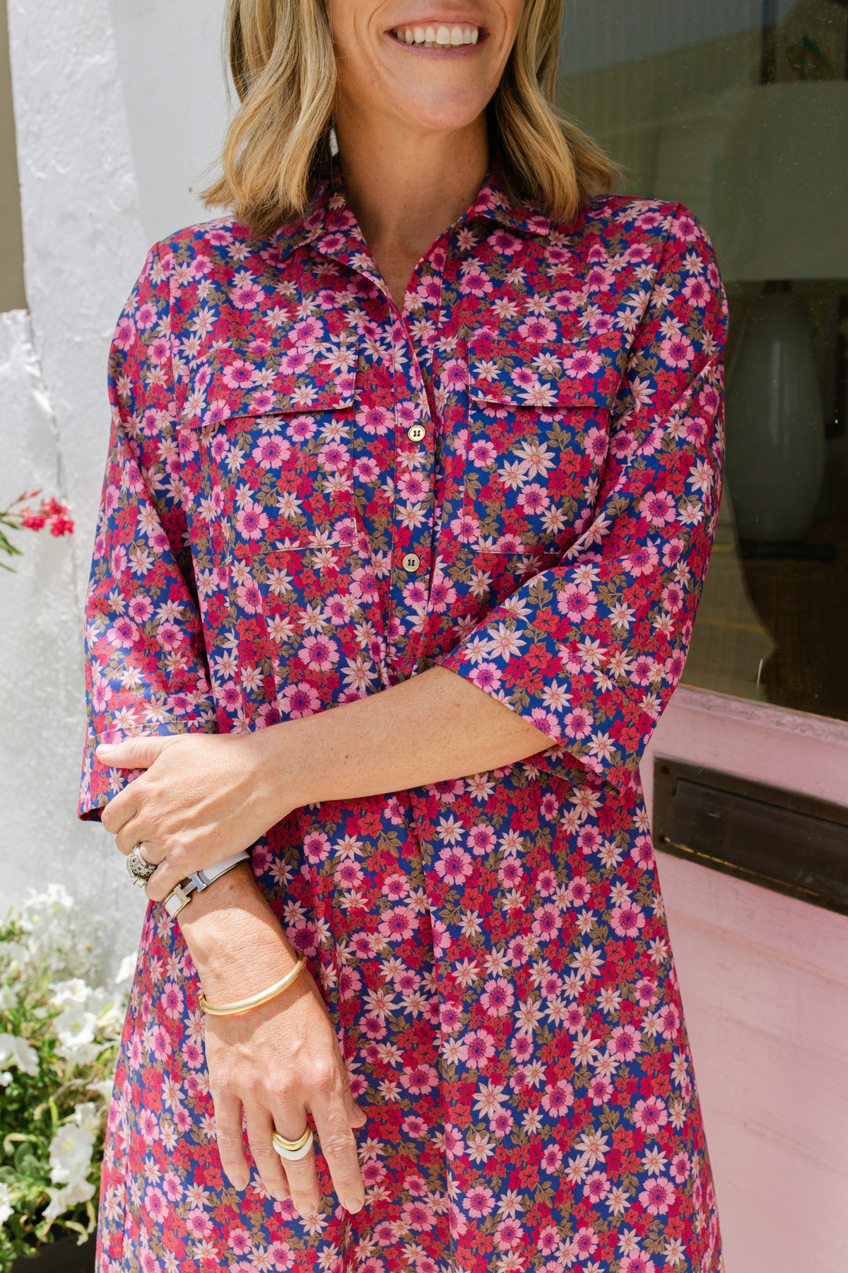 samantha dress berry blooms