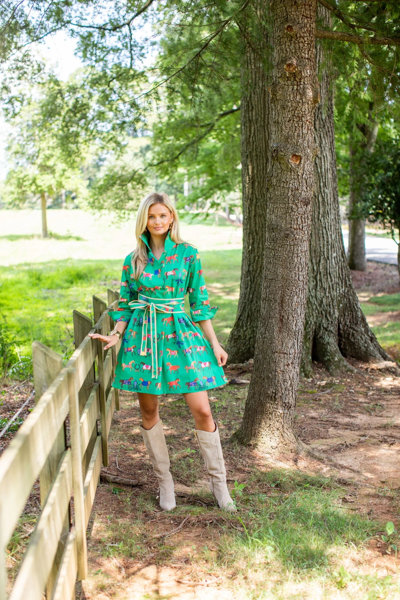 high horse ruthie shirt dress