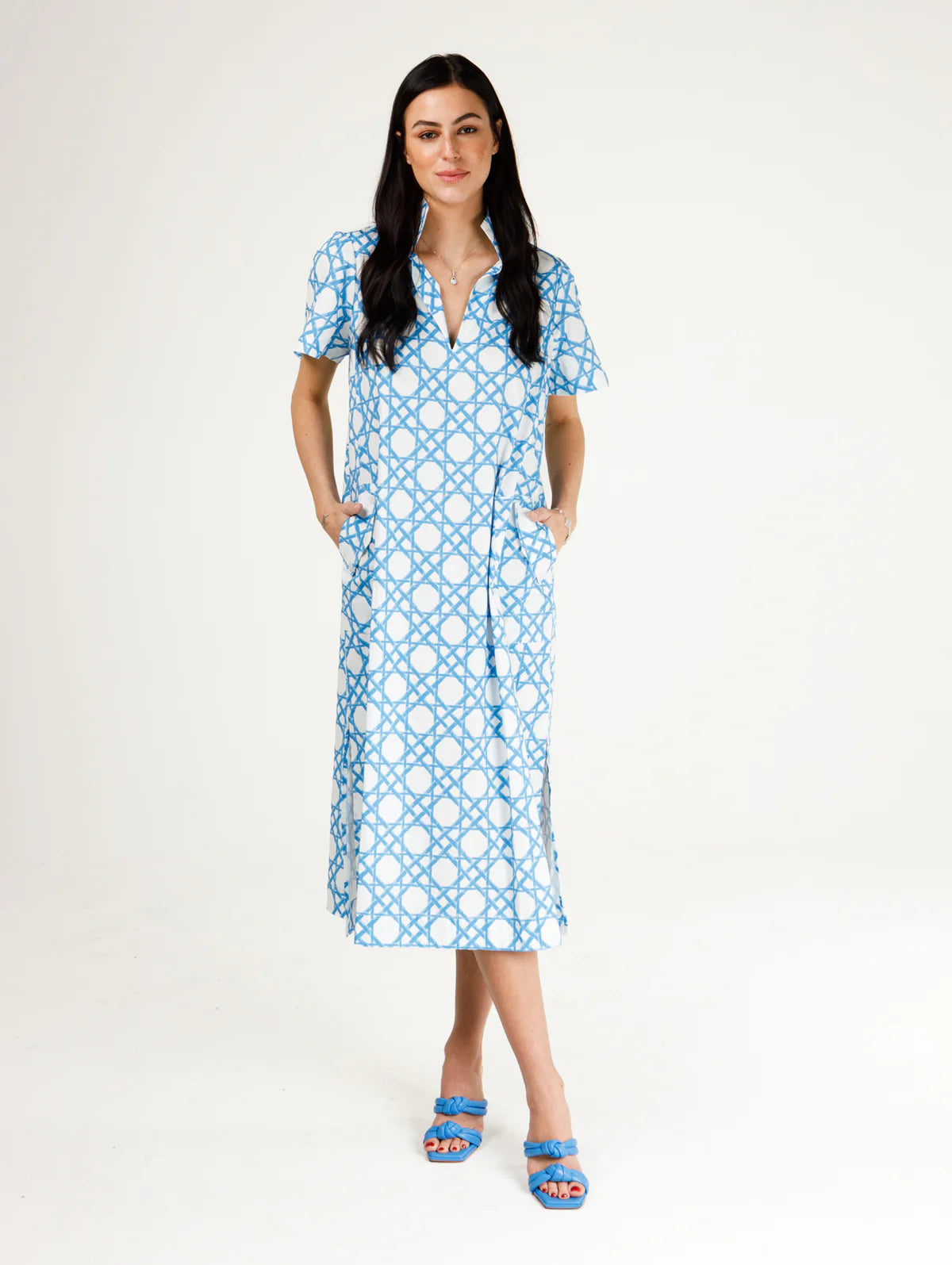 gretchen dress in coastal cane