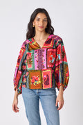 nellie blouse in vintage vignette