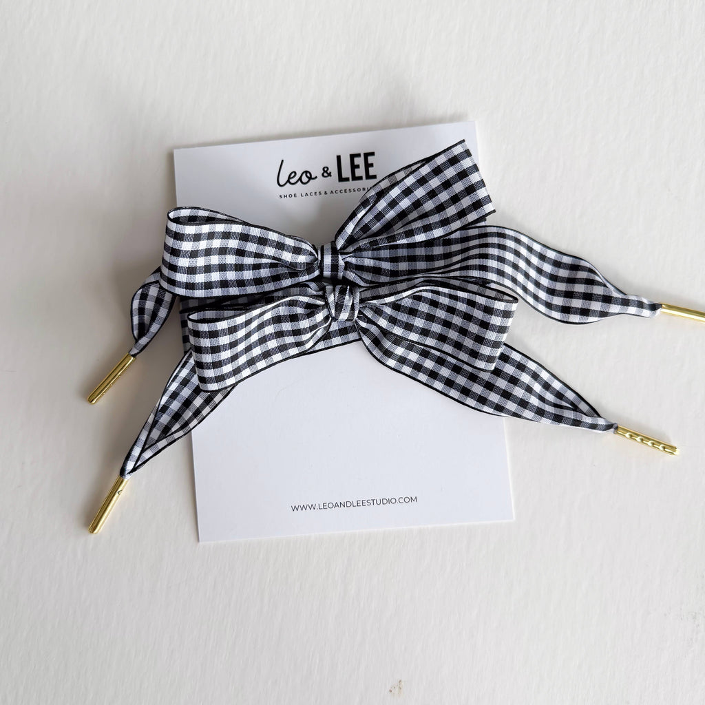 Leo and Lee Gingham and Houndstooth Lace sets 
