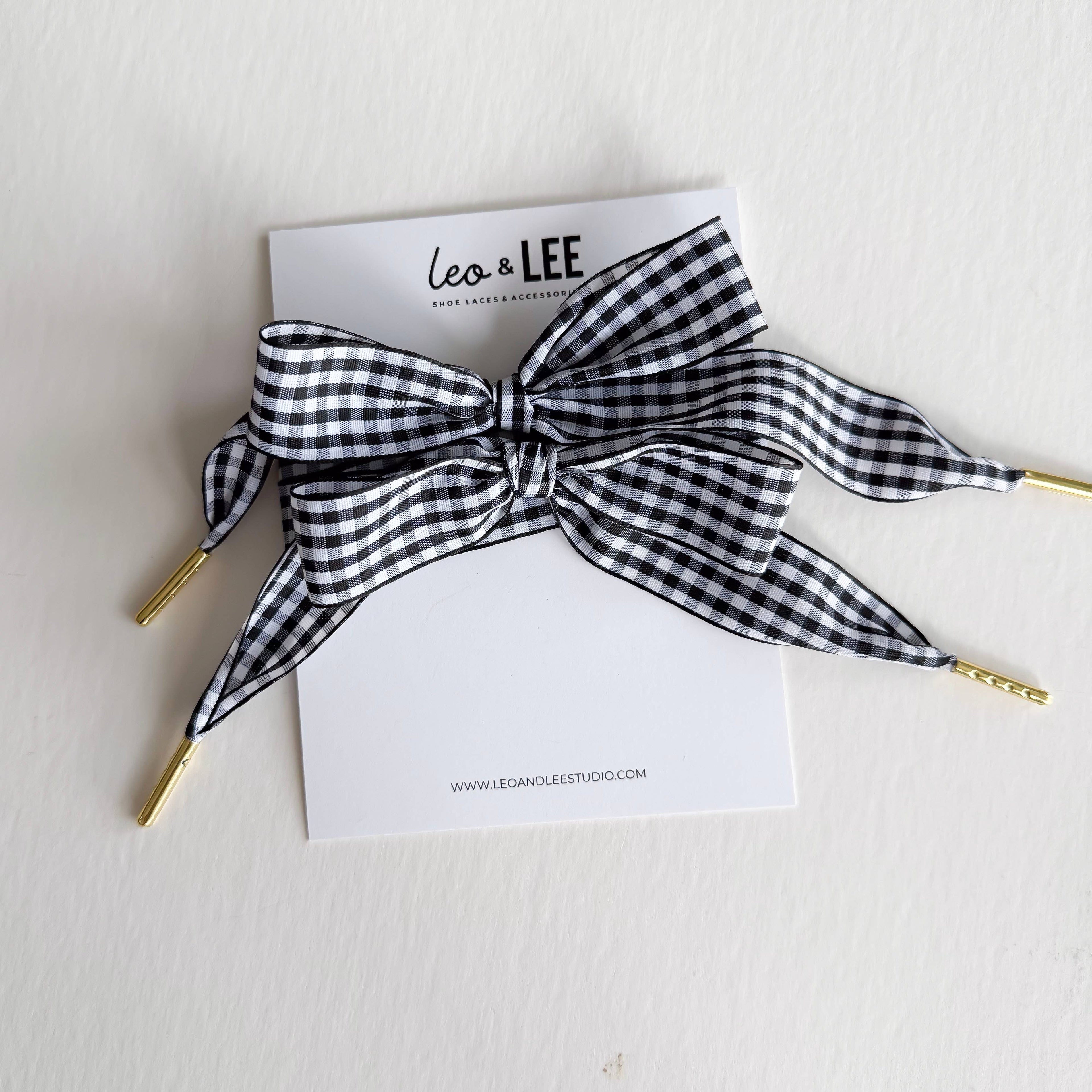 Leo and Lee Gingham and Houndstooth Lace sets 