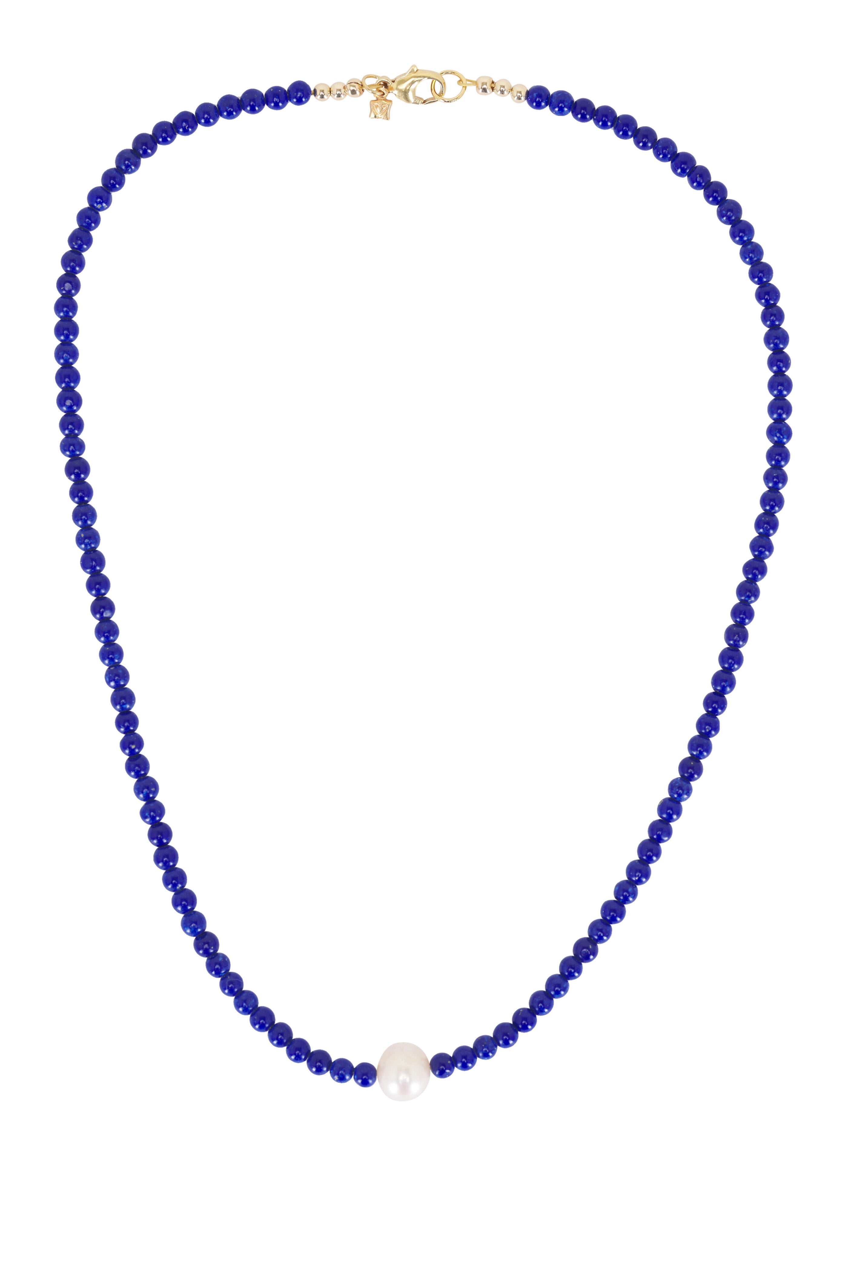 single summer pearl necklace