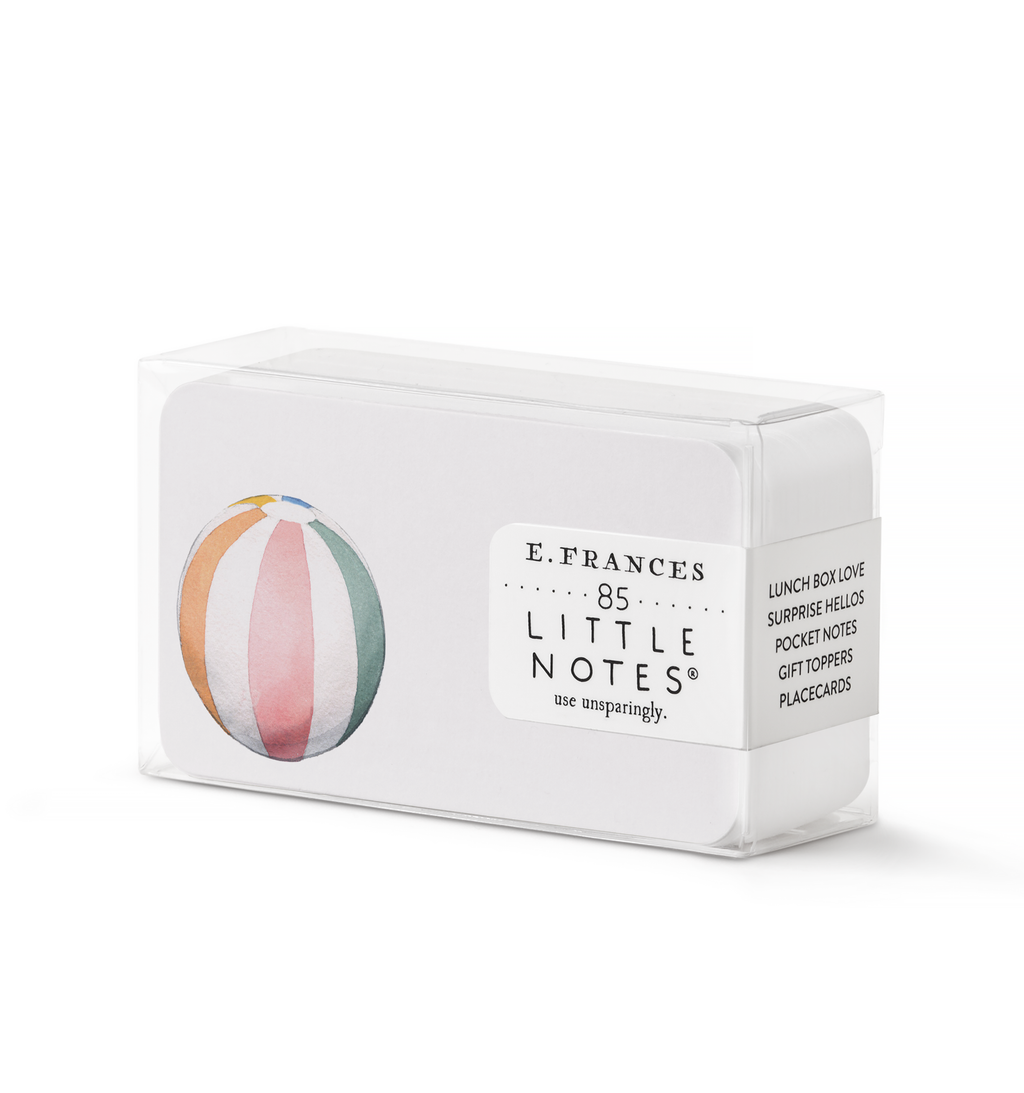 Beach Ball Little Notes® – Boxed Set of 85 Mini Note Cards