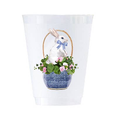 easter bunny basket shatterproof cups