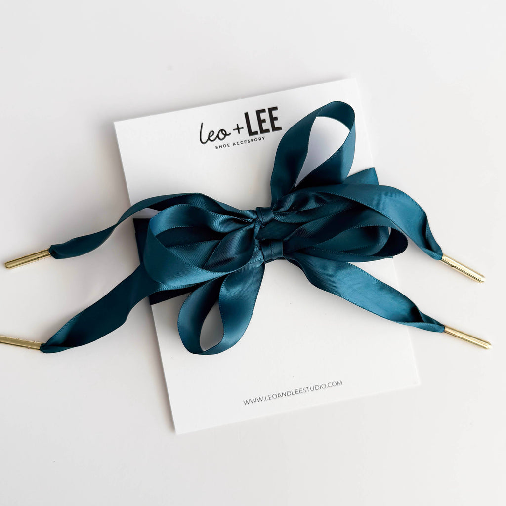Satin Sneaker Laces with Gold Aglets – Luxe Shoe Accessory