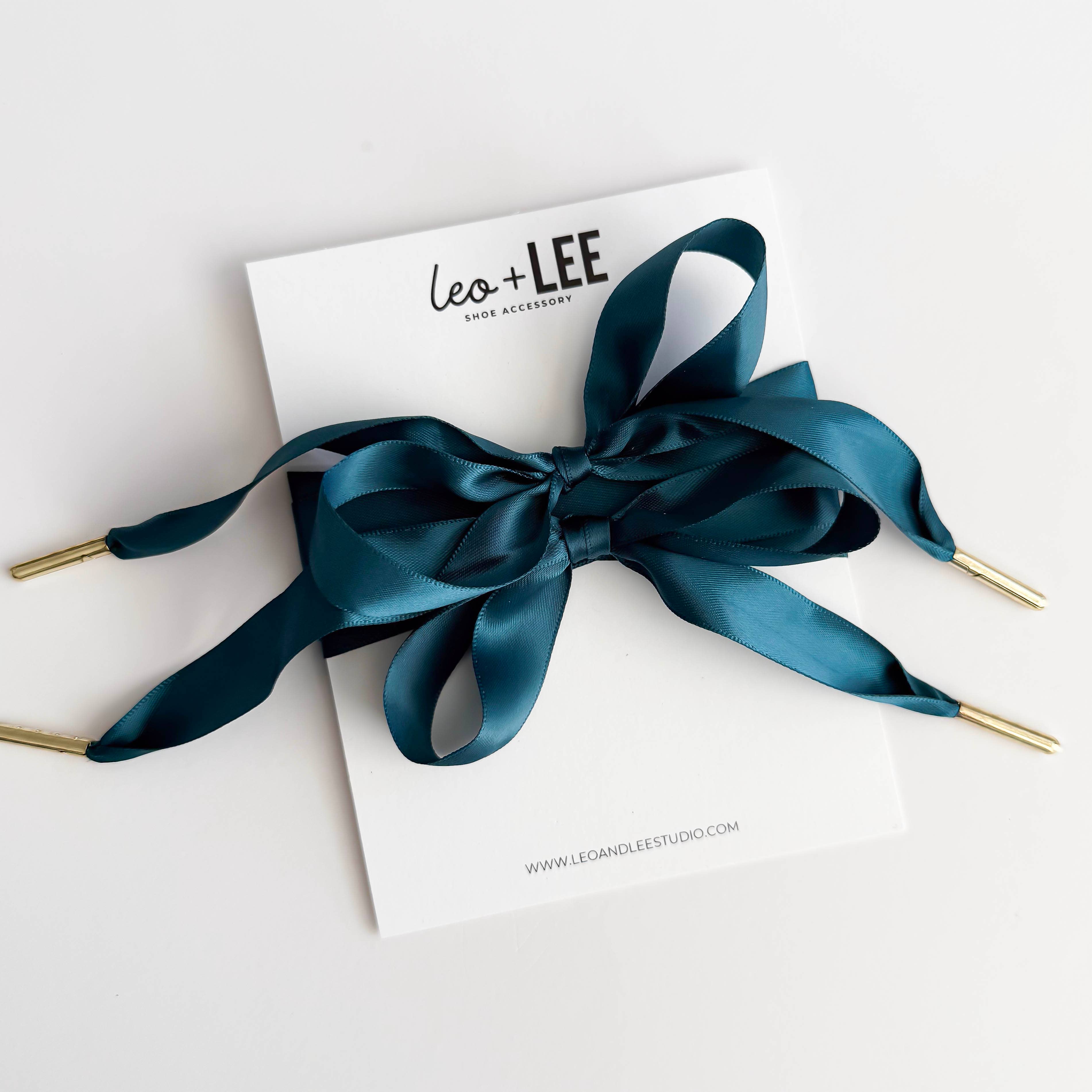 Satin Sneaker Laces with Gold Aglets – Luxe Shoe Accessory