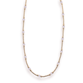 dainty sutton necklace pearl in gold