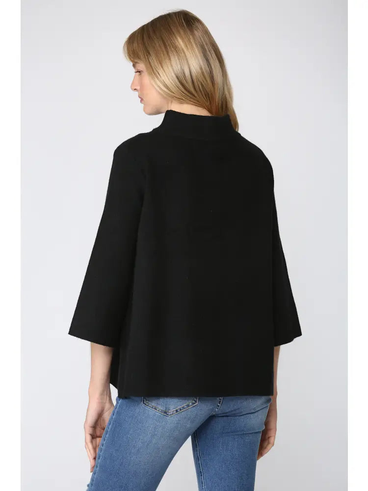 davis mock neck sweater