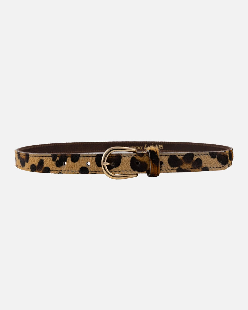 dania cow hair leather belt in leopard