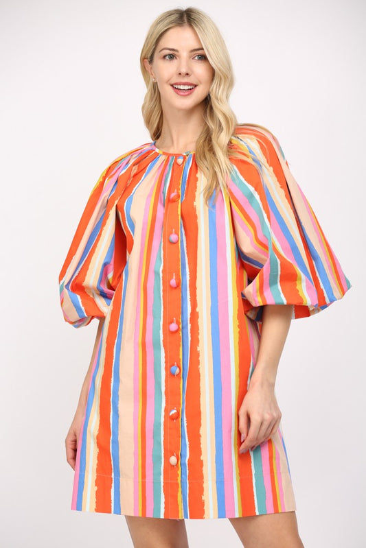 michela stripe dress