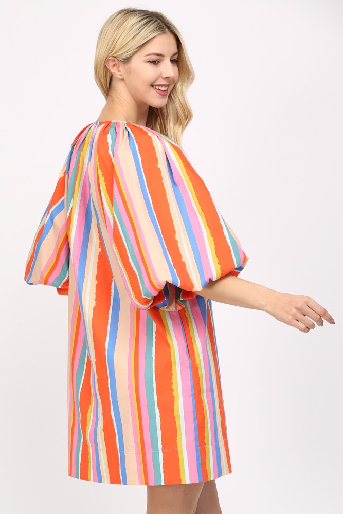 michela stripe dress