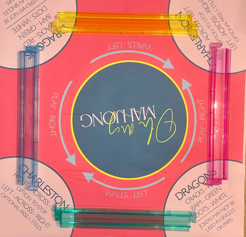 multi color acrylic rack and pusher set
