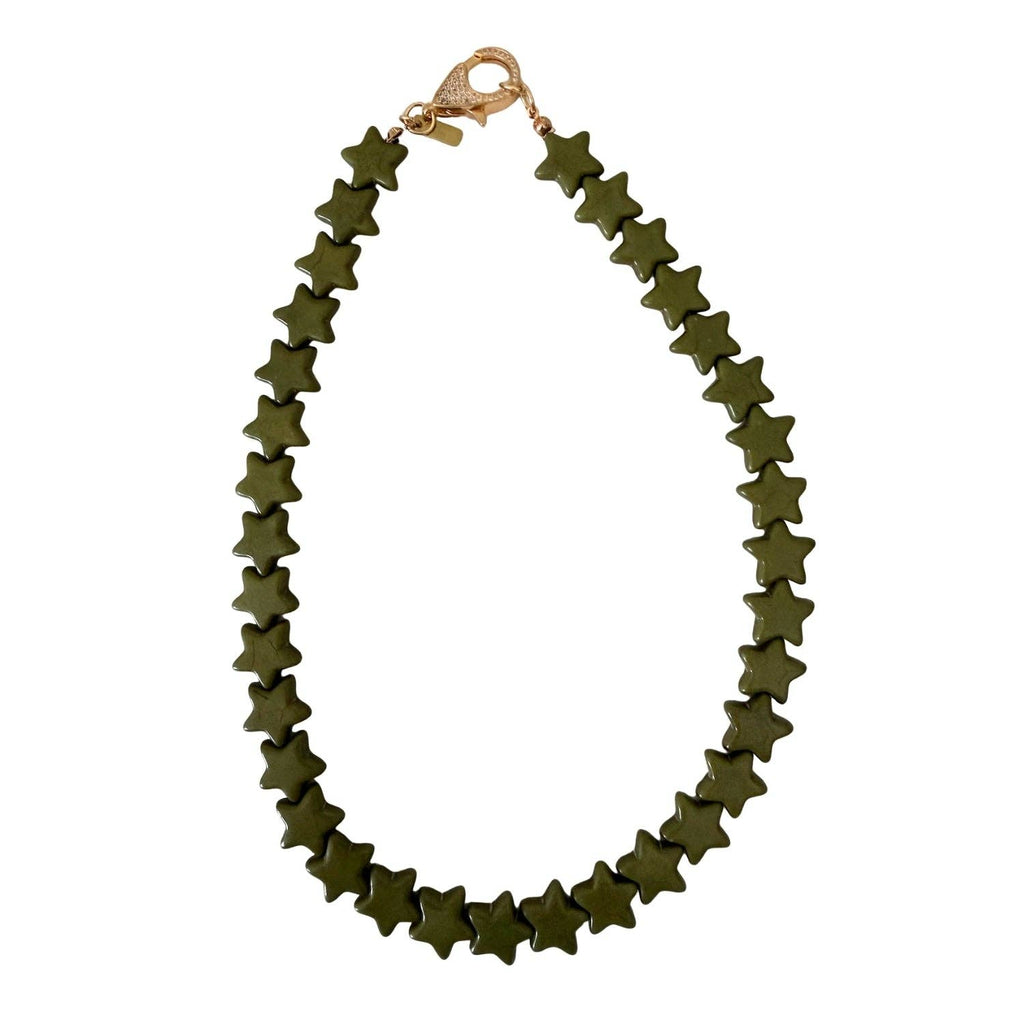 Star Necklace - Small - Hunter Green