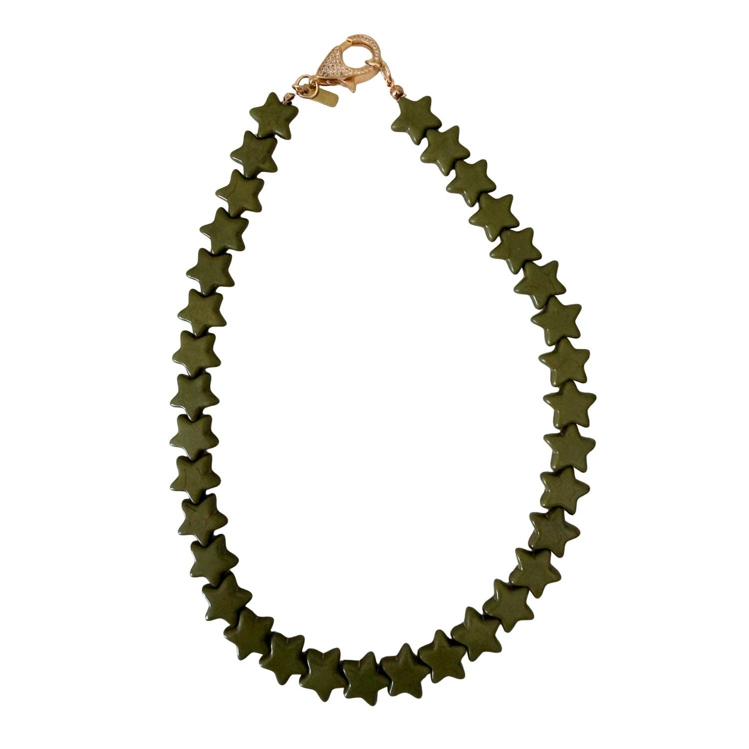 Star Necklace - Small - Hunter Green