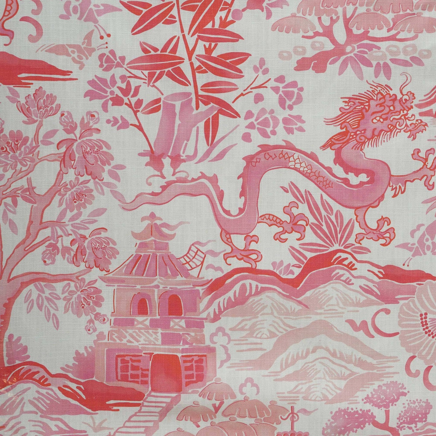 Gardens of Chinoise in Blossom Pink