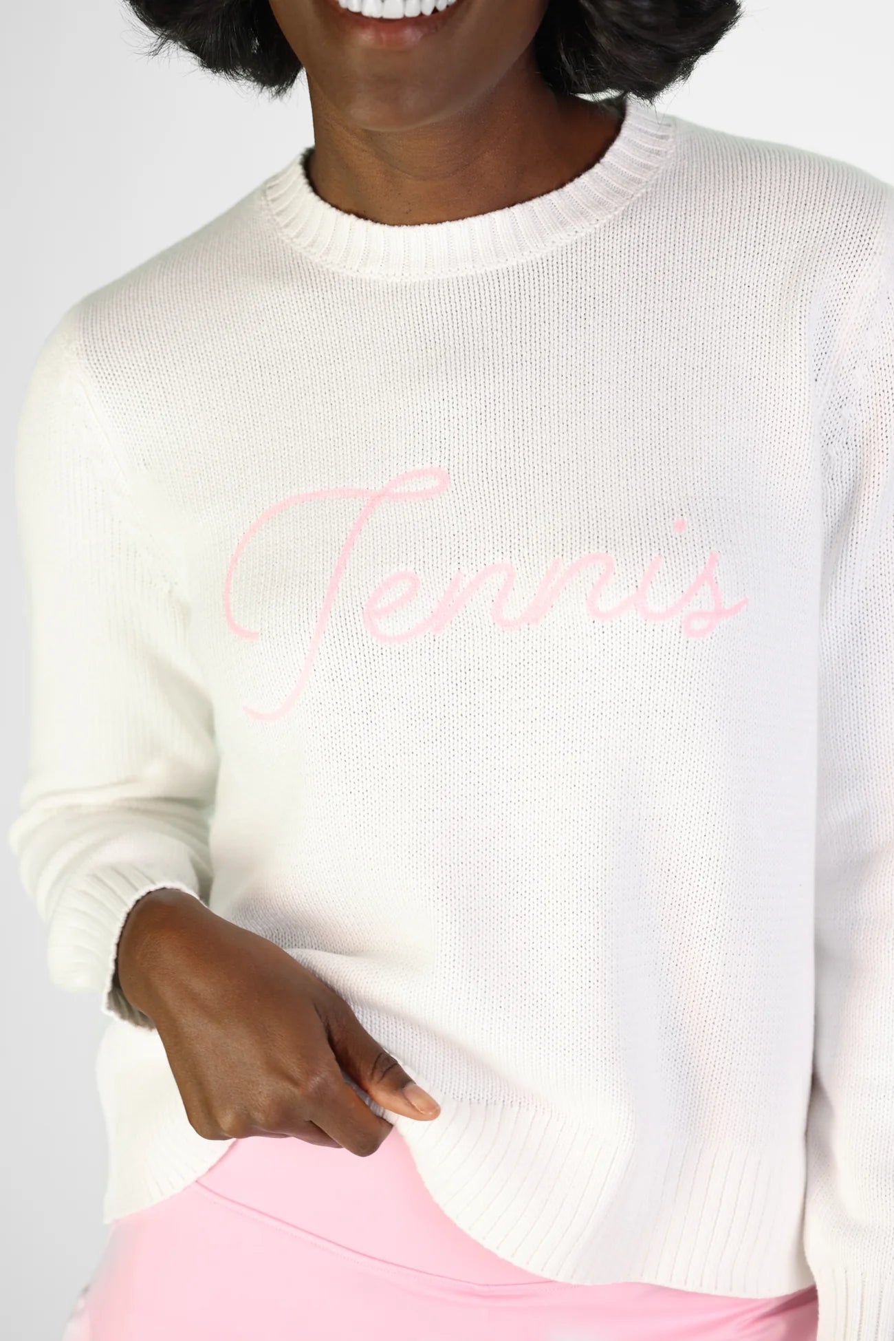 tennis sport crew sweater