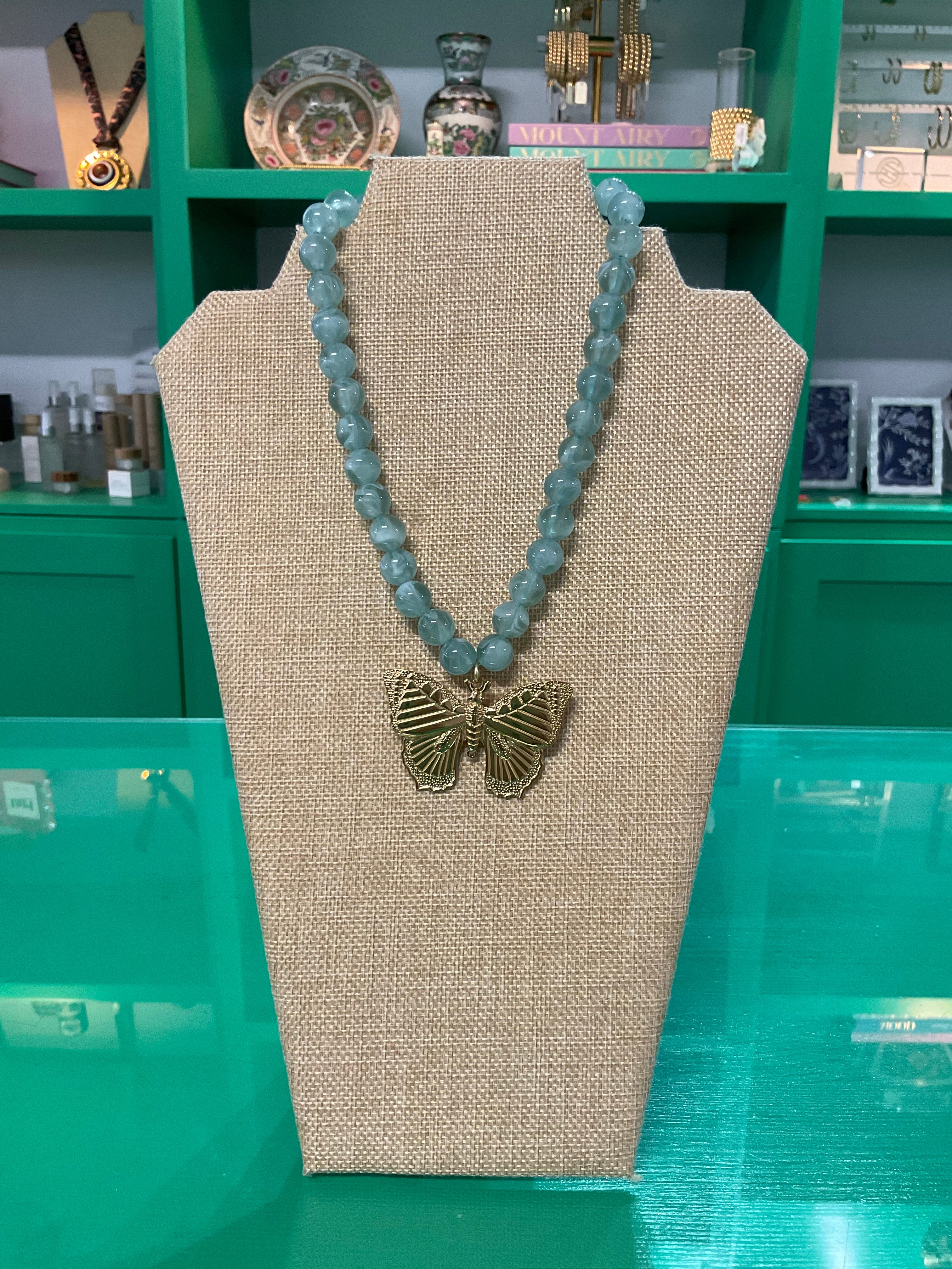 charm beaded necklace