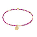 egirl hope unwritten bracelet back to the fucshia be you small gold disc