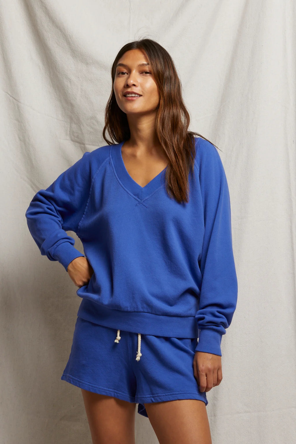 layla french terry shorts