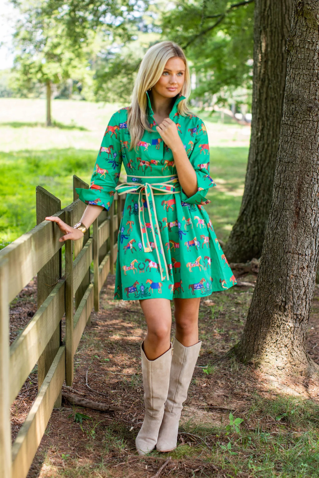 high horse ruthie shirt dress