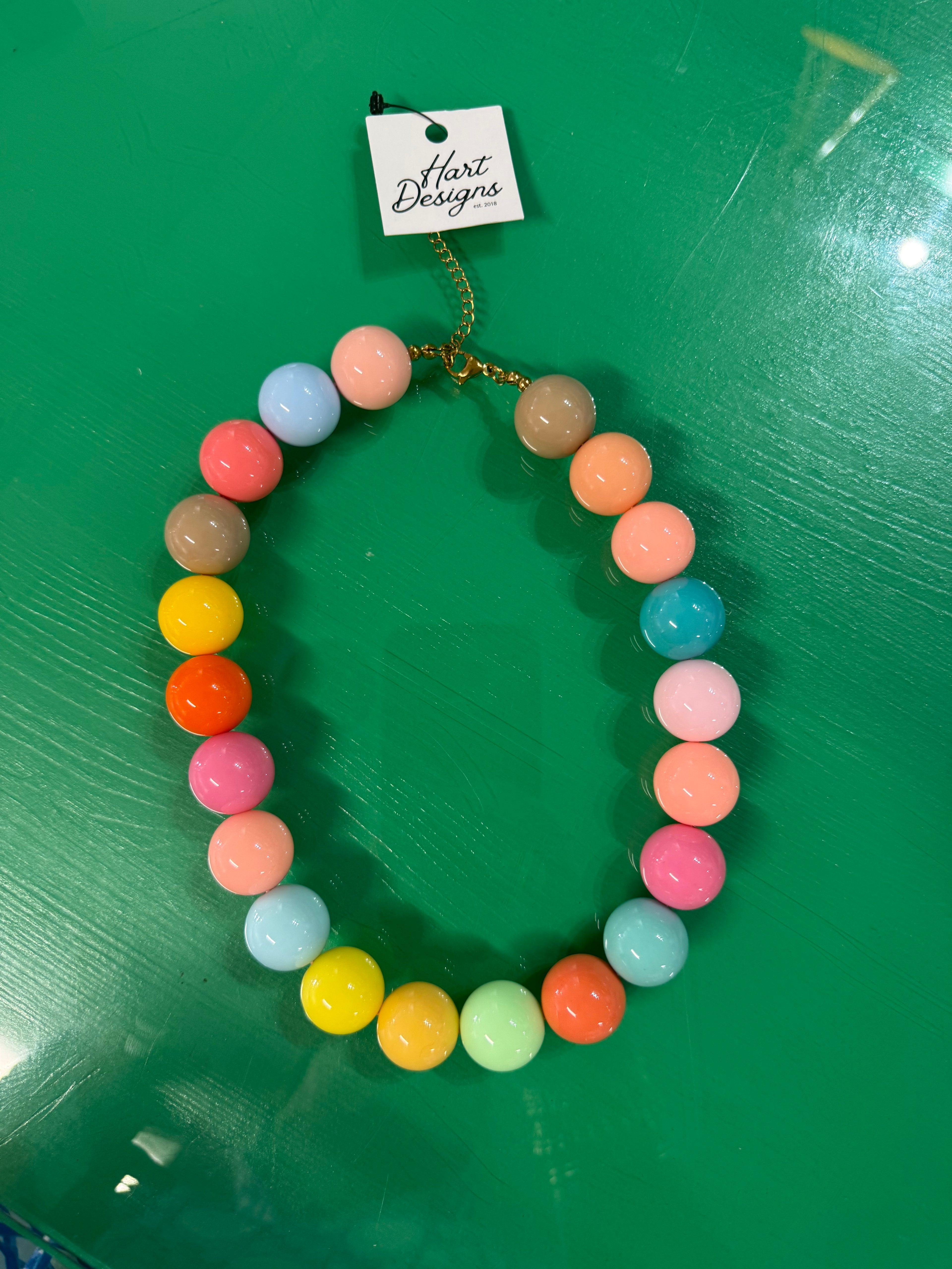 gumball bauble necklace