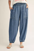 adley denim pull on pants