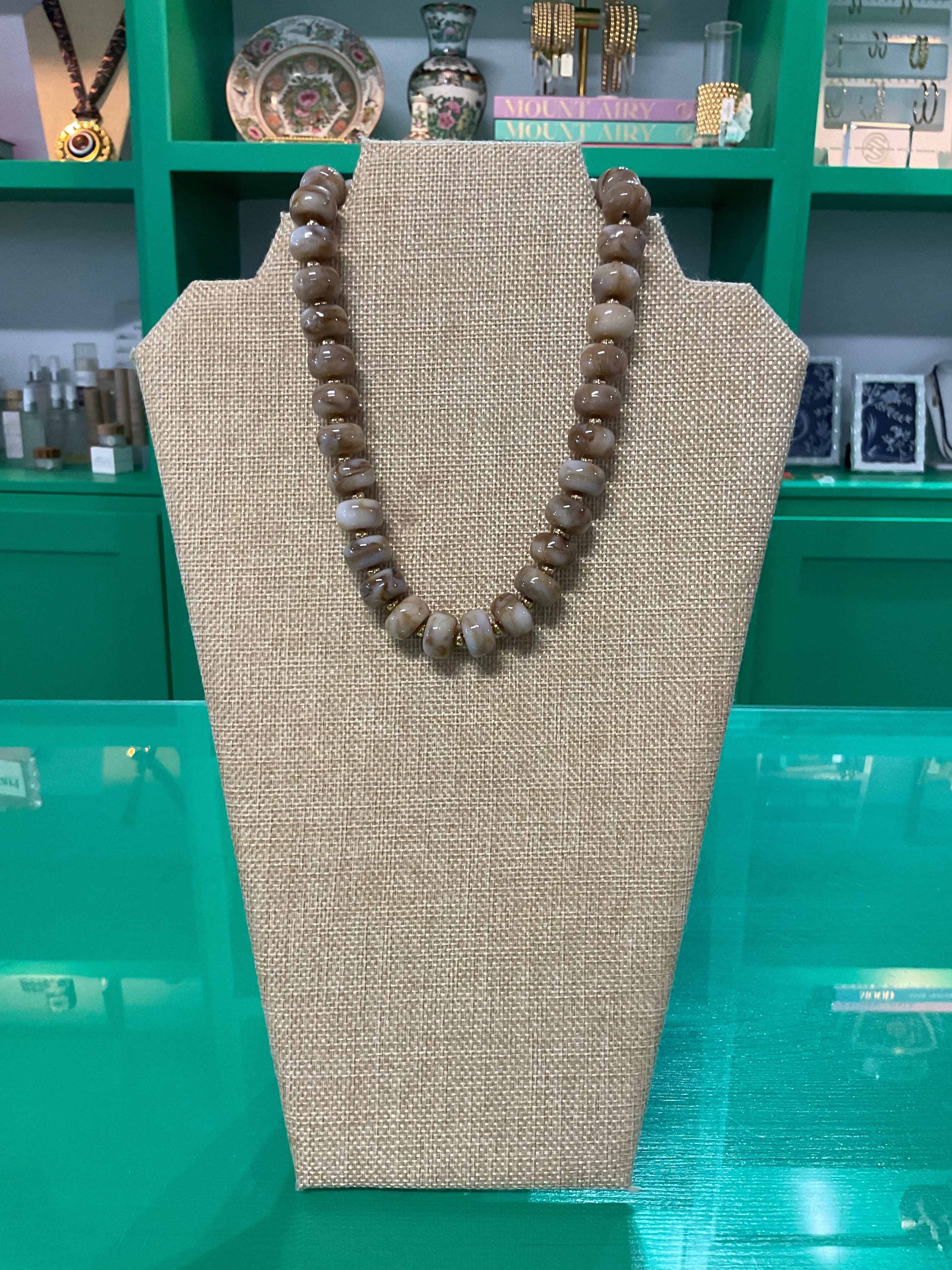 everyday beaded necklace