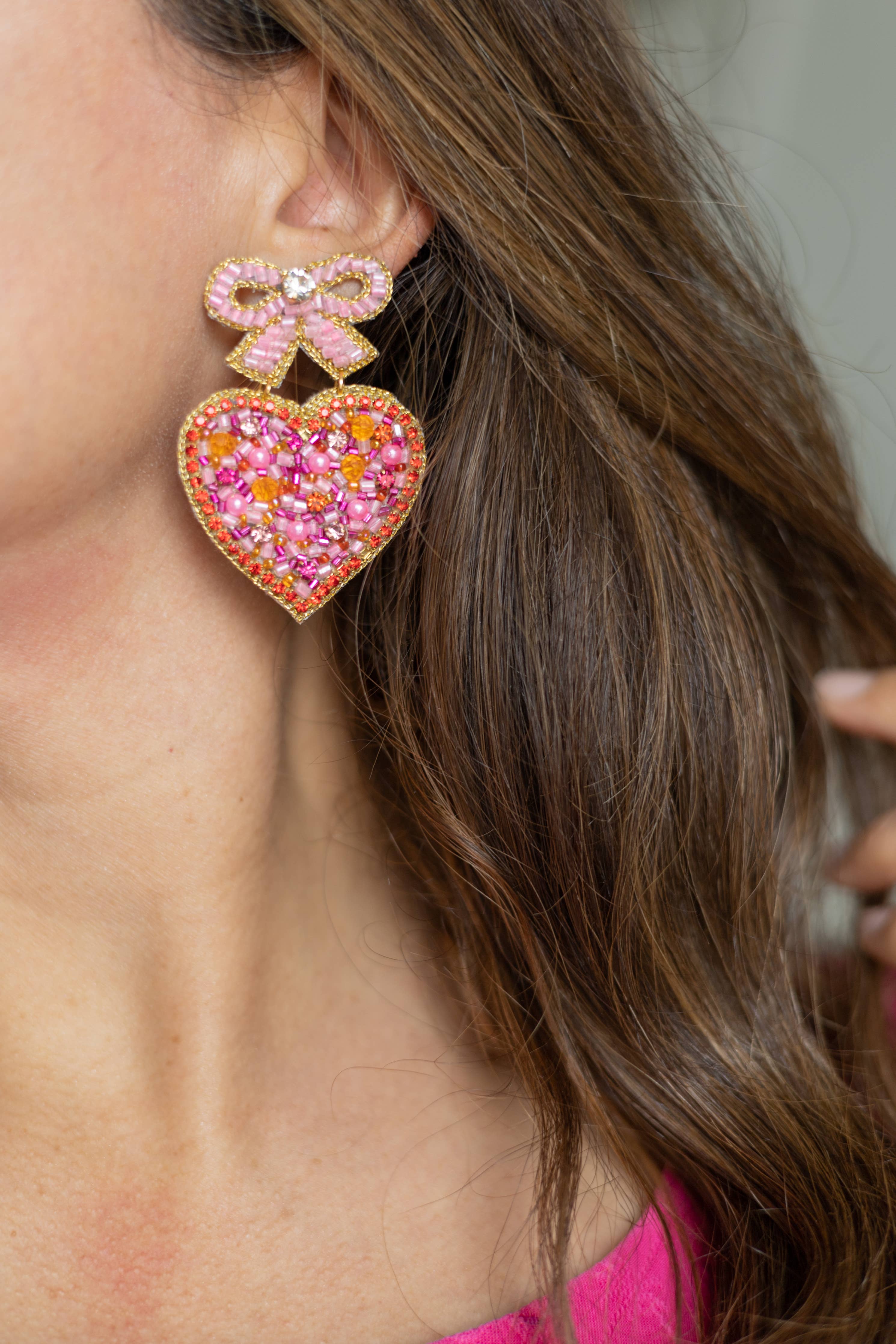 Amore Heart Earrings