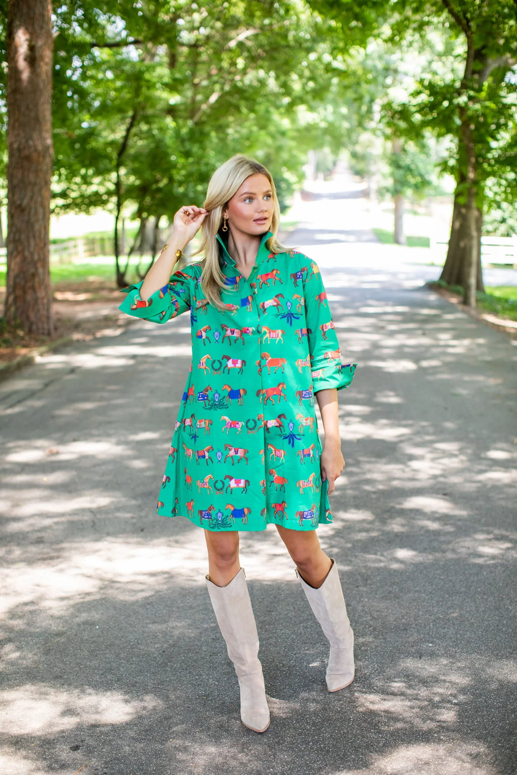 high horse ruthie shirt dress