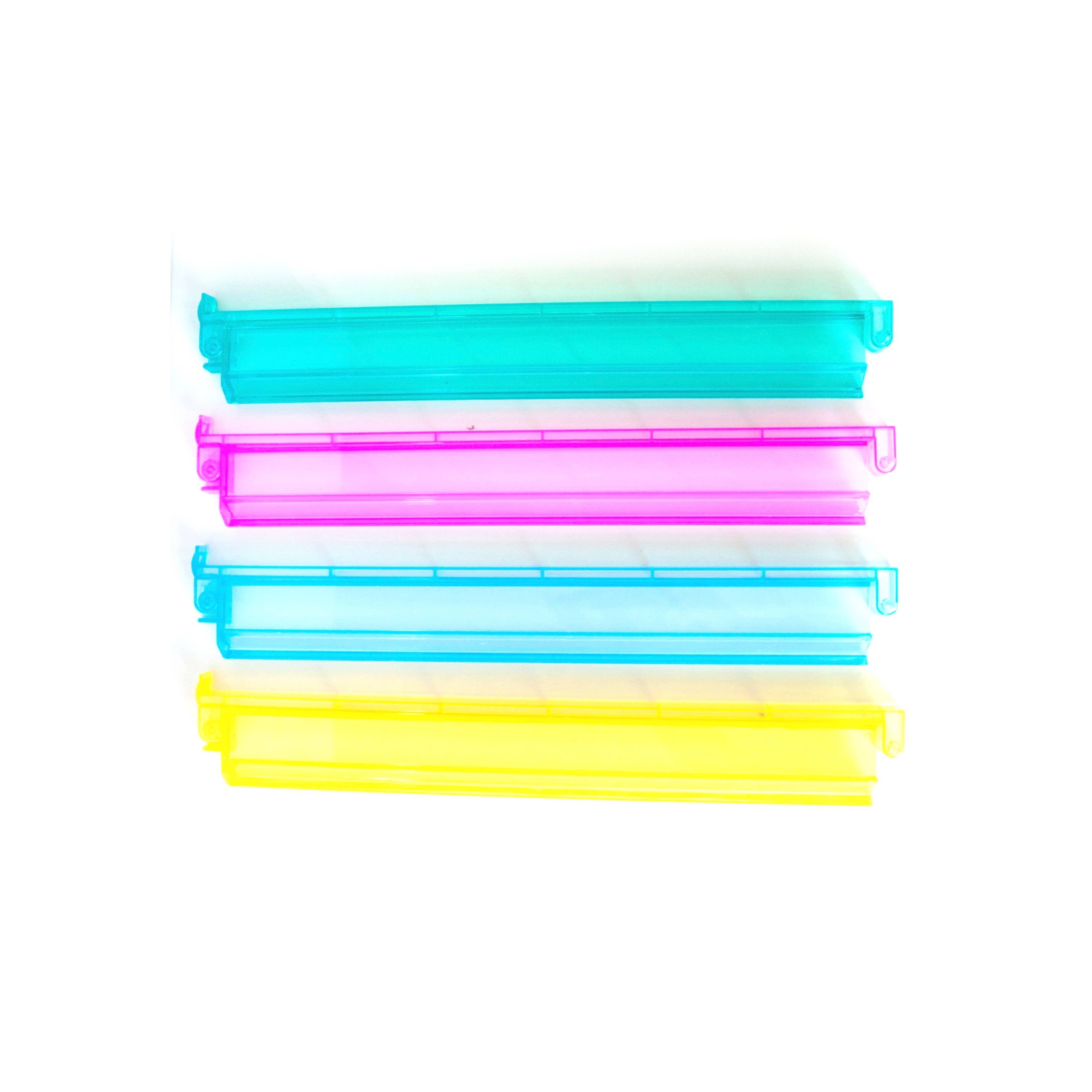 multi color acrylic rack and pusher set