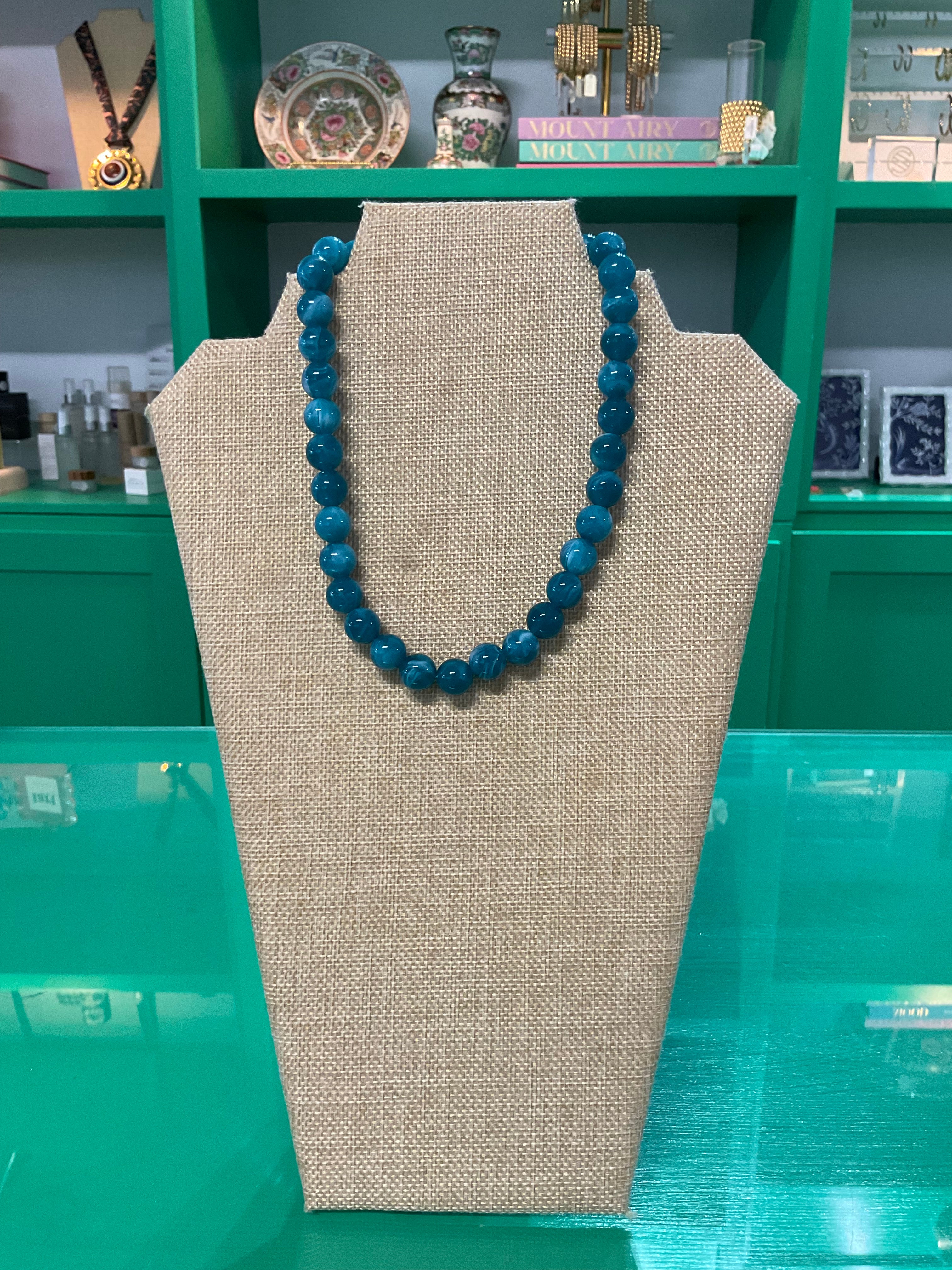 mini fall bauble necklace