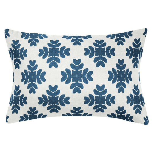 Brushstrokes Navy 14x20 Pillow