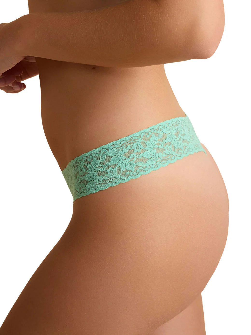 signature lace original rise thong