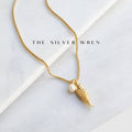 Gold Fish Pendant Necklace