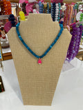 goin' fishing beaded necklace