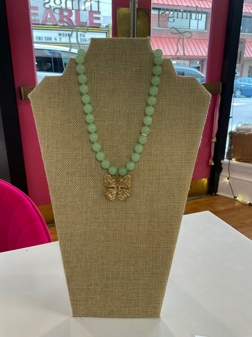 charm beaded necklace