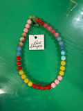 sunset beaded necklace