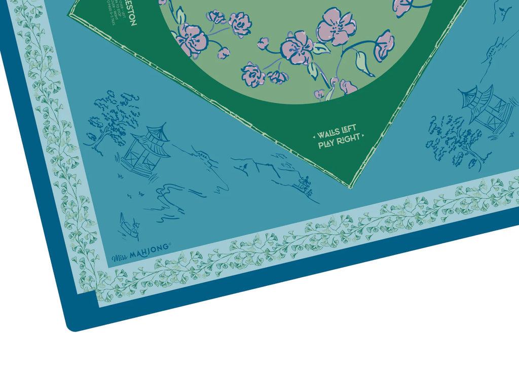 cherry blossom mat malachite