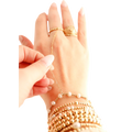 hand chain beaded ring